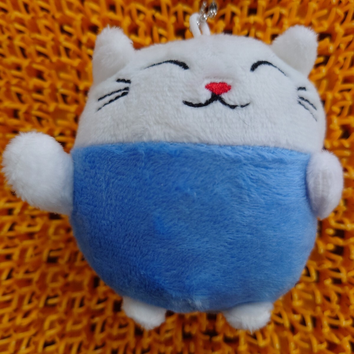 アニマル　キーチェーン　ねこ　ブルー　ゆうパケットプラス発送_画像3