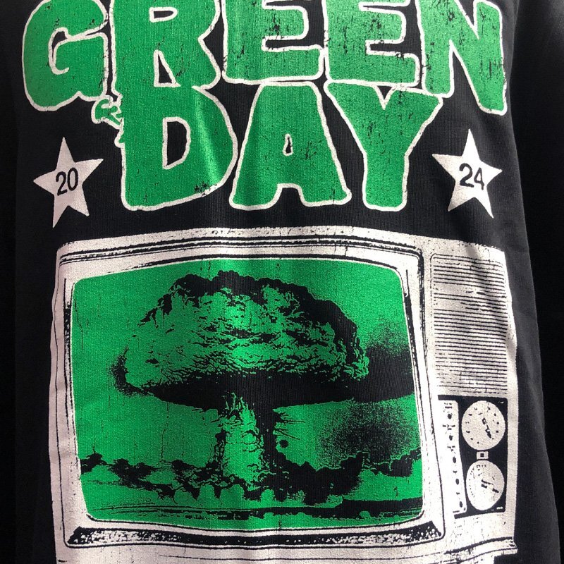 新品 GREEN DAY グリーンデイ プリント グラフィック トレーナー スウェット ROCK OFF ロックオフ M_画像3