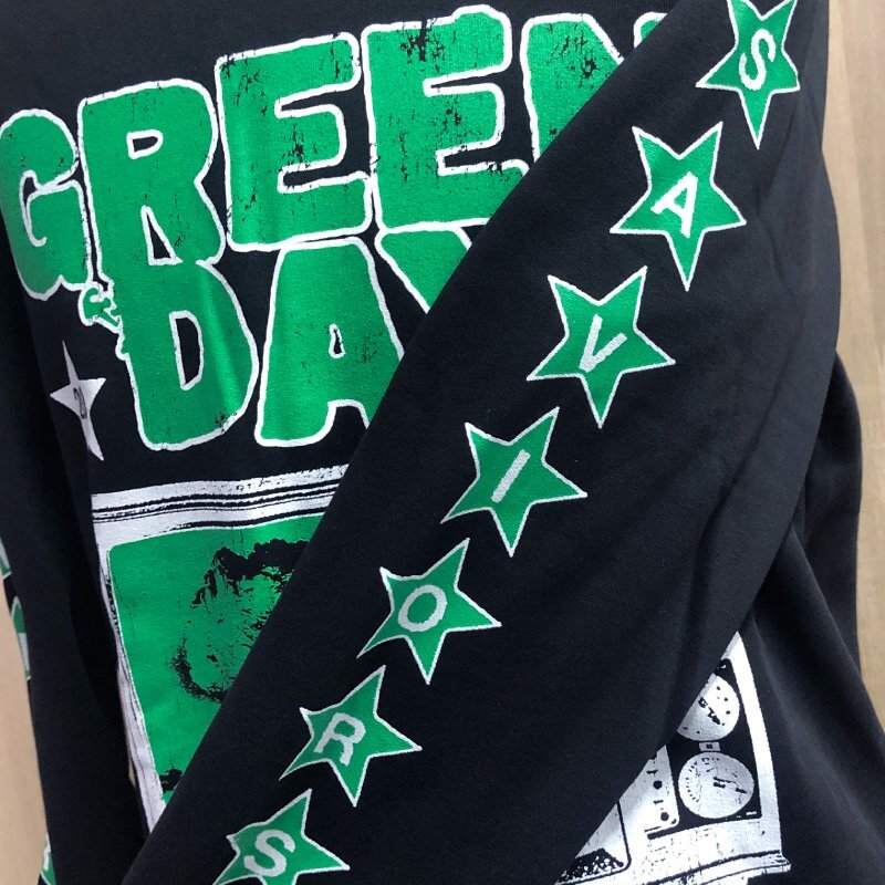 新品 GREEN DAY グリーンデイ プリント グラフィック トレーナー スウェット ROCK OFF ロックオフ L_画像4