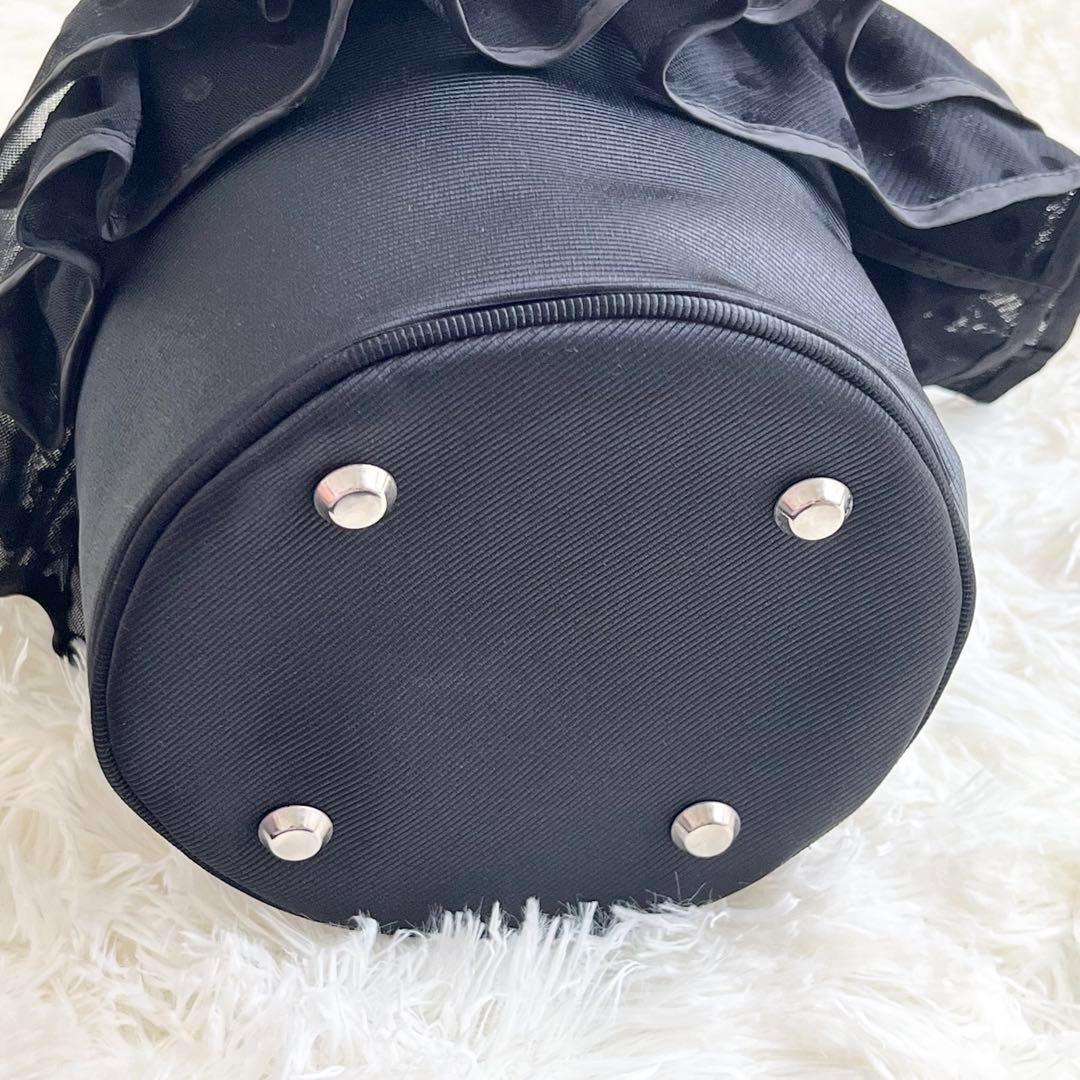 美品】Setsuko sagittaire セツコサジテール CITY 黒×黒 フリル 美品】Setsuko sagittaire セツコサジテール CITY 黒×黒 フリル