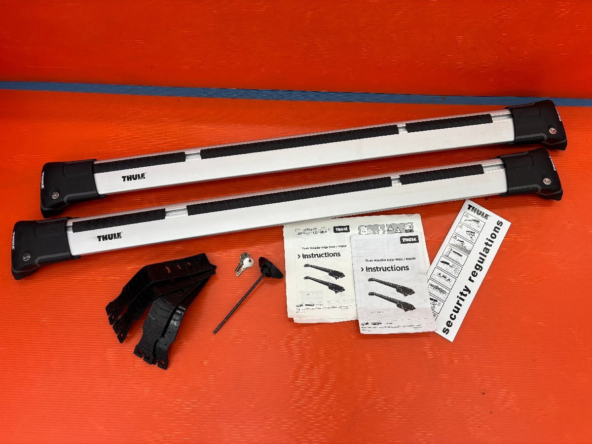 【H】THULE WingBar Edge 958X ルーフキャリア ウイングバー ベースキャリア スーリー Thule ルーフキャリア
