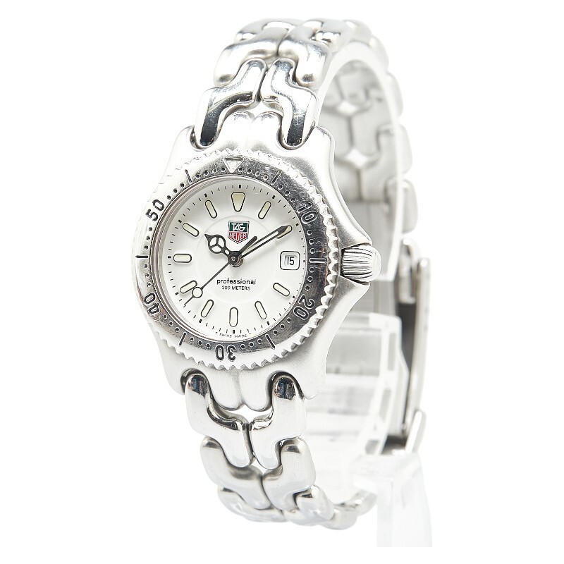 !_ TAG Heuer cell наручные часы WG1312-0 кварц белый циферблат нержавеющая сталь женский TAG HEUER [ б/у ]