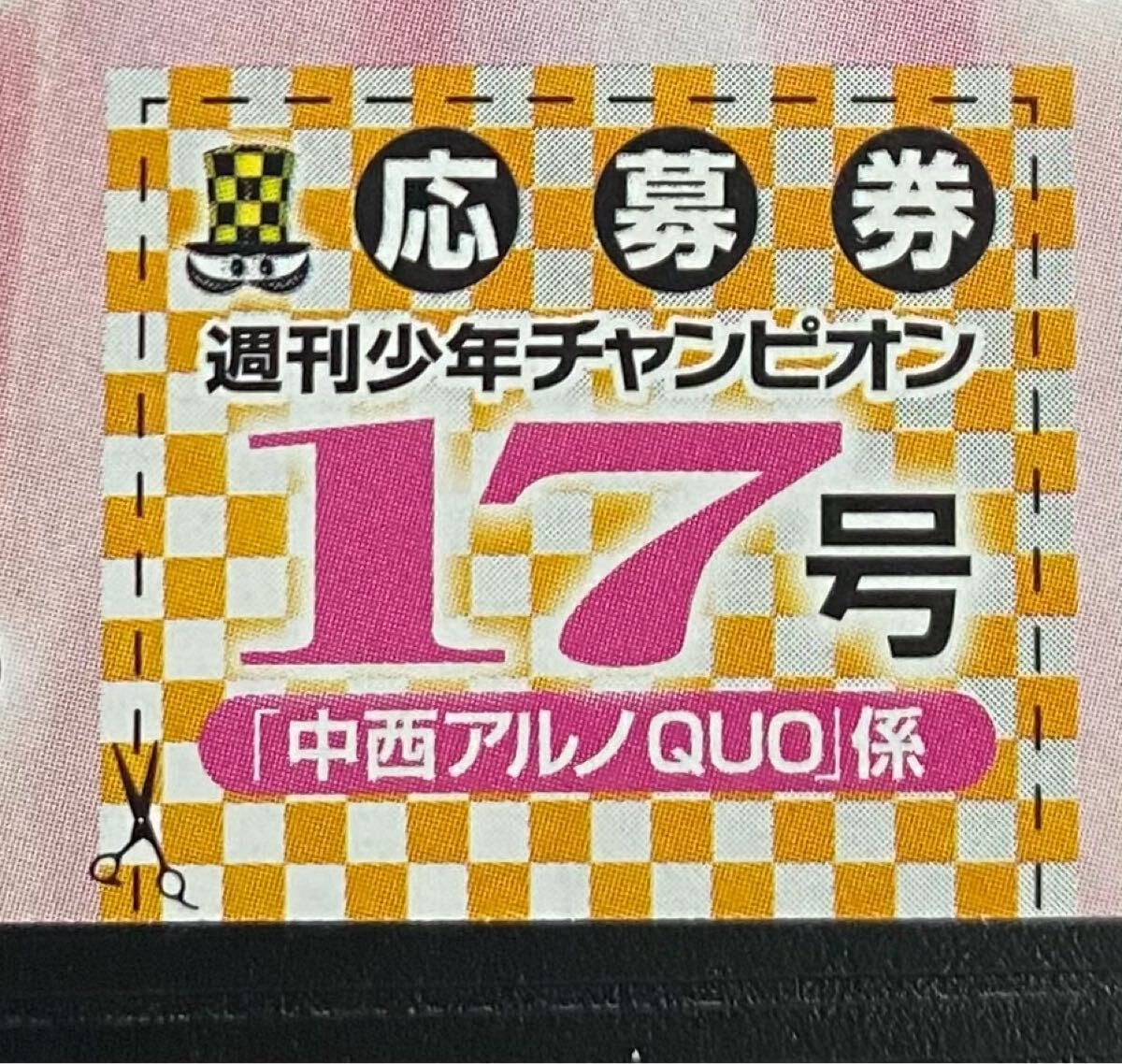 週刊少年チャンピオン17号 乃木坂46 中西アルノ 直筆サイン入り 週刊少年チャンピオン17号 乃木坂46 中西アルノ 直筆サイン入り