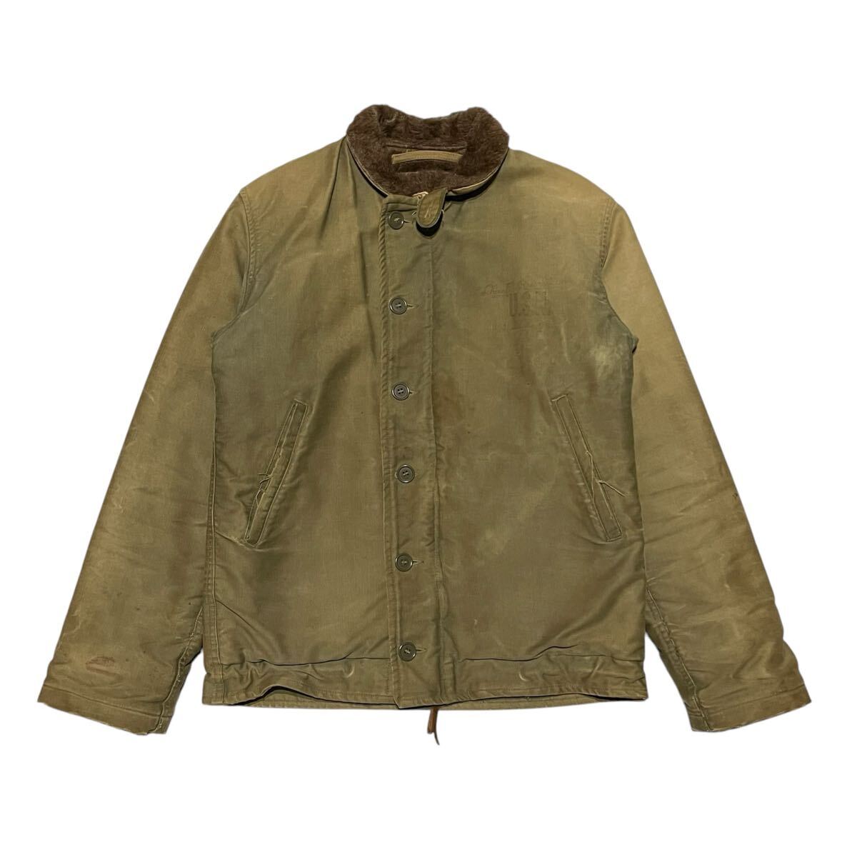 40s u s n us navy vintage N1 デッキジャケット N-1 ミリタリー 40s u s n us navy vintage N1 デッキジャケット N-1 ミリタリー