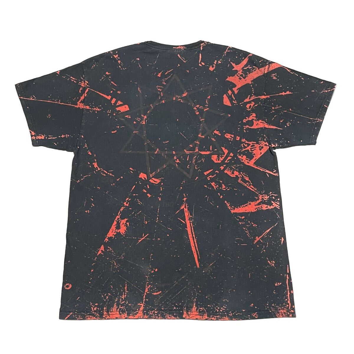 ビンテージ 00s 総柄 slipknot スリップノット Tシャツ L バンド ビンテージ 00s 総柄 slipknot スリップノット Tシャツ L バンド