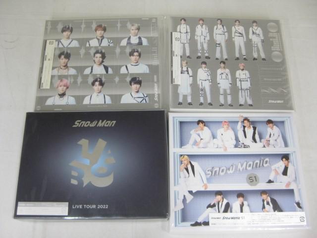 激安商品 2022 TOUR LIVE Man Snow 同梱可】 中古品 DVD DVD CD 初回A S1 邦楽