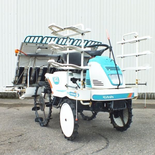 [ Niigata ] Kubota 5 статья .. машина для посадки риса SPJ500 Joy cam 6.8 лошадиные силы б/у есть дефект снятие деталей детали брать . ремонт детали гидроусилитель руля пересадка риса машина склад хранение 5 статья 
