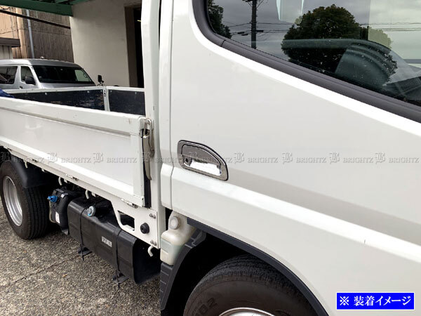 Mitsubishi Fuso generation Canter хромированный ручка двери ракушка комплект отделка тарелка TRUCK-S-010