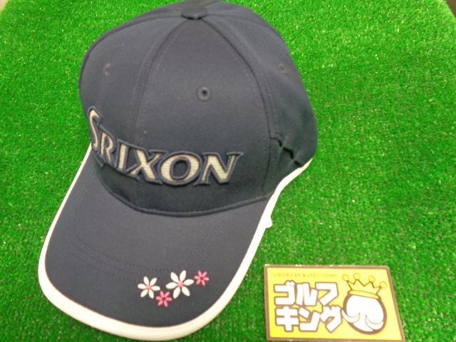 GK栄三越■ 850 新品 ◆ダンロップ◆スリクソン◆SWH2152◆ネイビー◆キャップ◆レディース◆