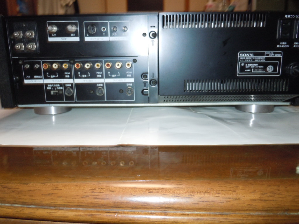 SONY EDベータービデオデッキEDV-9000 ジャンク品部品取(ベータ SONY EDベータービデオデッキEDV-9000 ジャンク品部品取(ベータ
