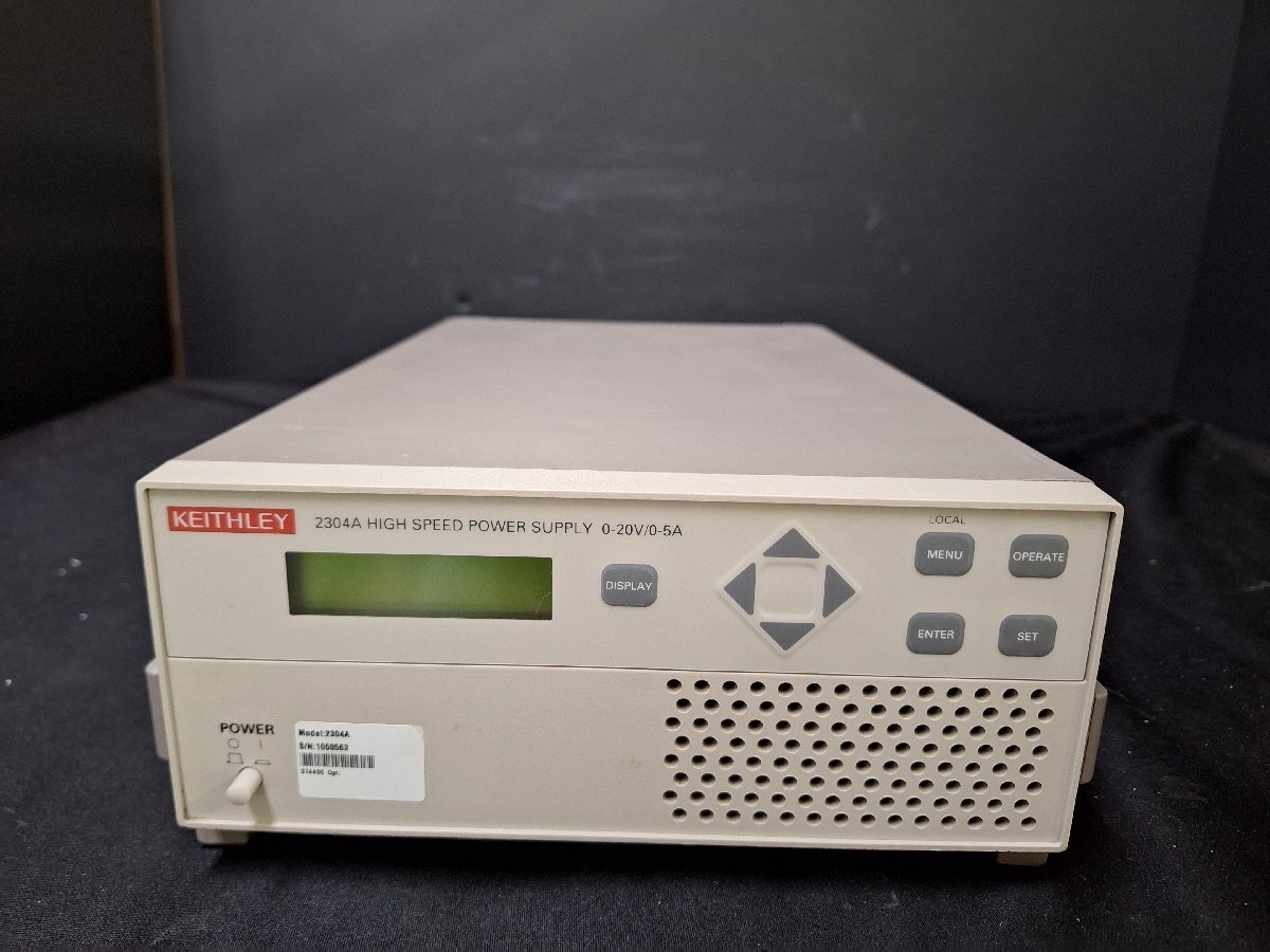 [NBC] Keithley 2304A 高速電源 High Speed Power Supply 0-20V / 0-5A (中古 0563)