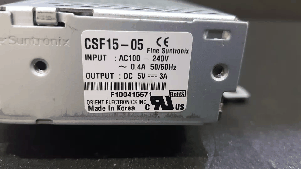 「NBC」「未検査品」Fine-Suntronix CSF15-05 5V 3A Power Supply (5671)