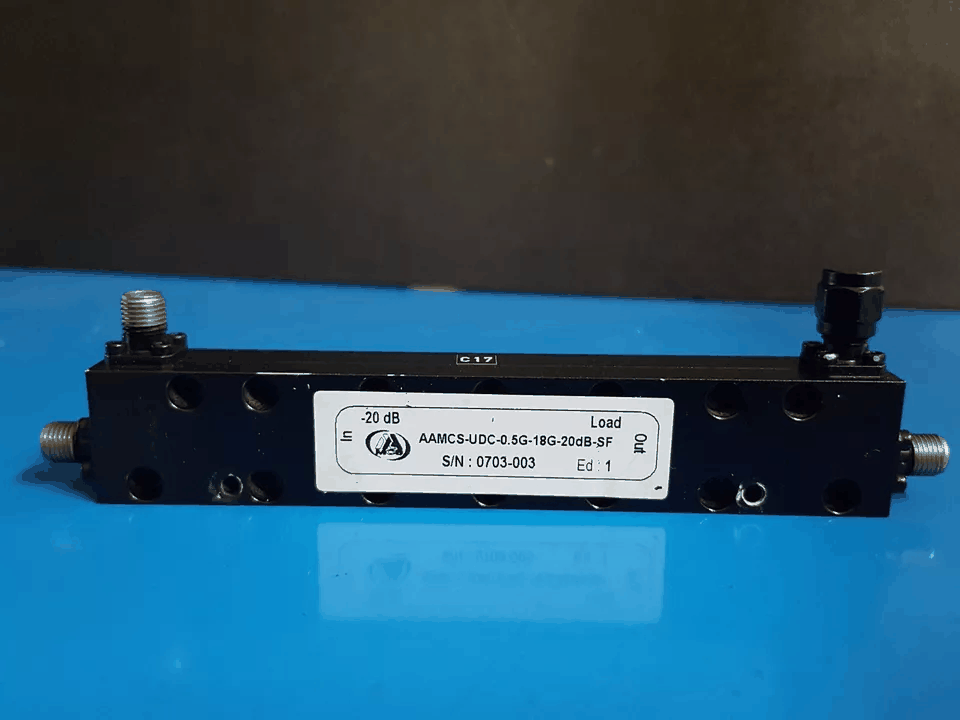 [NBC] AA-MCS AAMCS-UDC-0.5G-18G-20dB-SF 方向カップラー DIRECTIONAL COUPLER 10dB (0703-003)