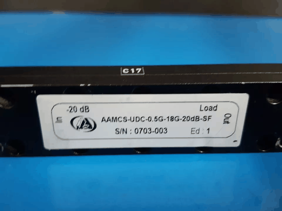 [NBC] AA-MCS AAMCS-UDC-0.5G-18G-20dB-SF 方向カップラー DIRECTIONAL COUPLER 10dB (0703-003)