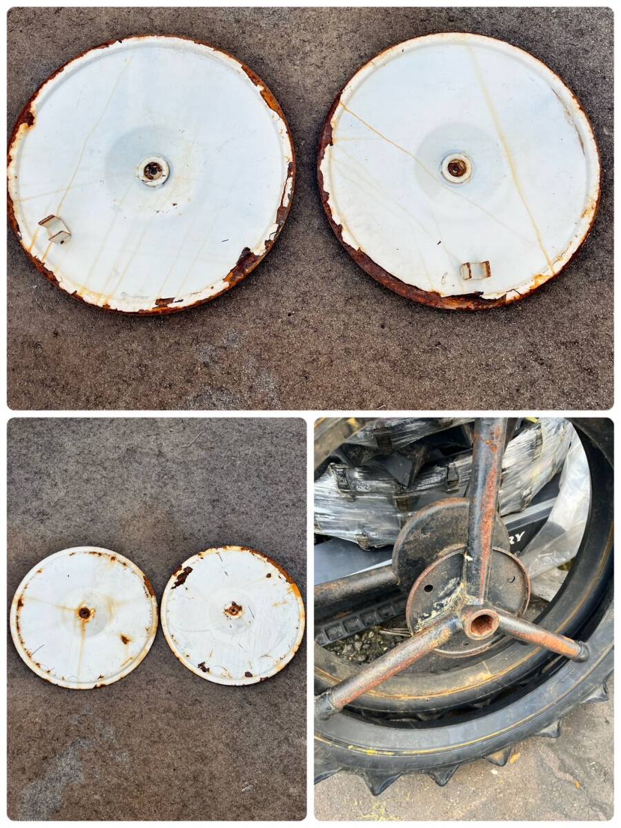 NO.19-0214 3 ヤンマー田植え機(jī)GP5 用　タイヤ　　OHTSU 160x80 2本　　中古品