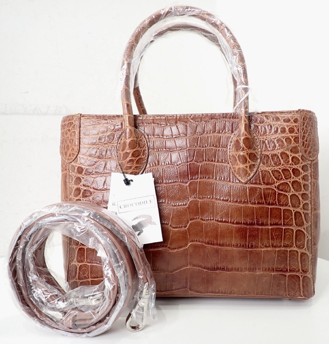 本体総クロコ!販売時85万円 新品 超美品 ヘンローン 2WAY 本体総クロコ!販売時85万円 新品 超美品 ヘンローン 2WAY