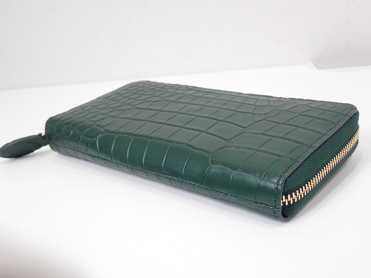 木箱付き!販売時28万円 新品 未使用 ヘンローン 本クロコ 木箱付き!販売時28万円 新品 未使用 ヘンローン 本クロコ