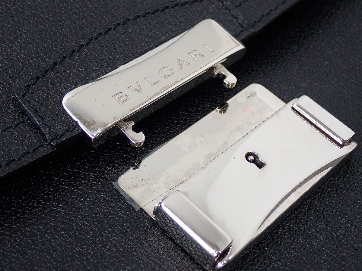 定価25万円↑未使用 超美品 ブルガリ レザー ブリーフケース 定価25万円↑未使用 超美品 ブルガリ レザー ブリーフケース