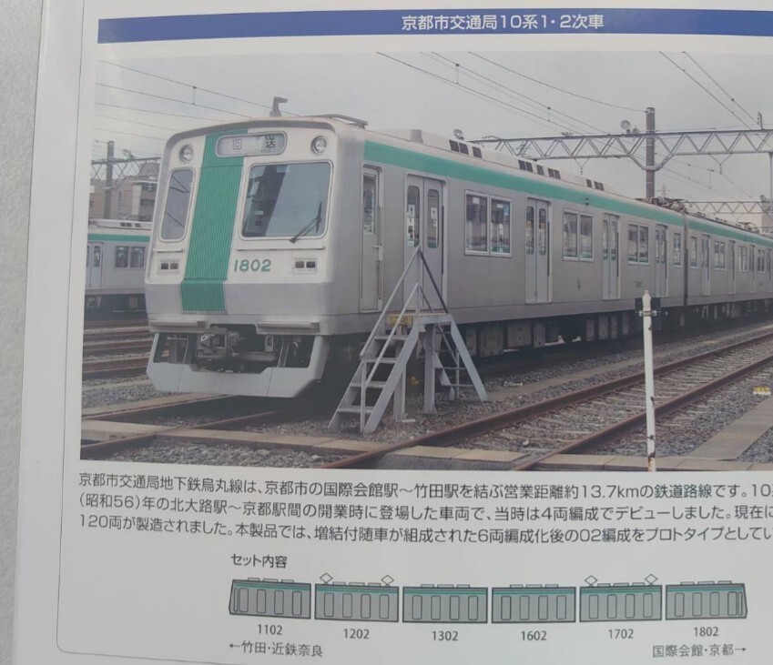 京都市交通局 10系 トミーテック 京都市営地下鉄 烏丸線 併走に 20系 近鉄1252系 5800系 3200系 3220系 9020系 9000系 坂神 1000系