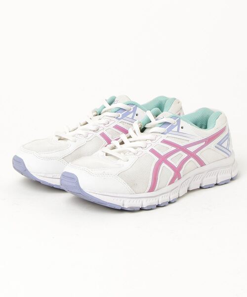 「ASICS」 ローカットスニーカー 23cm ホワイト レディース