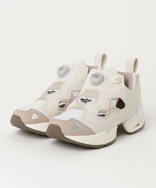 「Reebok」 ローカットスニーカー 22cm ベージュ レディース