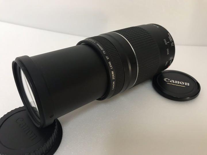 ★運動会、イベントなどに★大迫力の300㎜★Canon EF75-300㎜★☆370_画像1