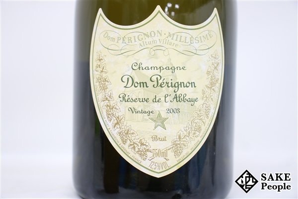 □注目! ドン・ペリニヨン レゼルヴ・ド・ラベイ 2003 750ml □注目! ドン・ペリニヨン レゼルヴ・ド・ラベイ 2003 750ml