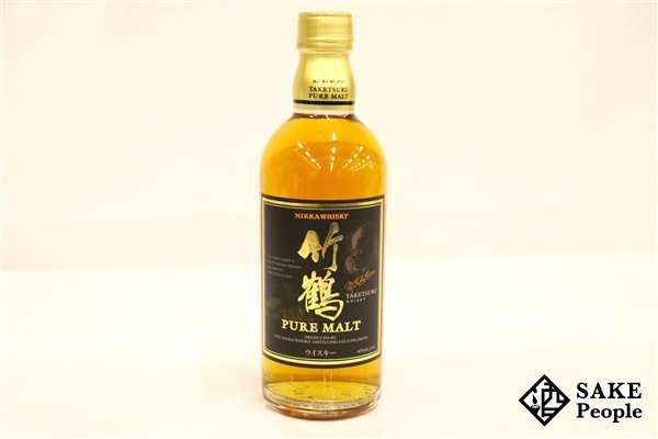 ◇1円~ ニッカ 竹鶴 ピュアモルト 旧黒ラベル 500ml 43 ◇1円~ ニッカ 竹鶴 ピュアモルト 旧黒ラベル 500ml 43