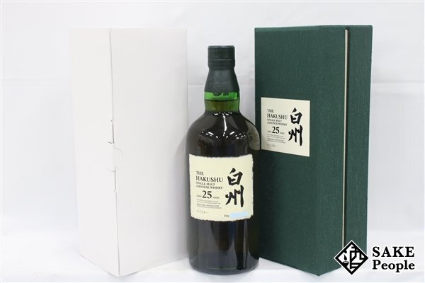 ◇注目! サントリー 白州 25年 シングルモルト 新ボトル 700ml ◇注目! サントリー 白州 25年 シングルモルト 新ボトル 700ml