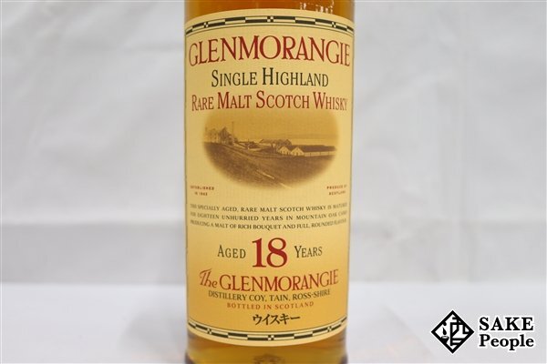 ◇1円~ グレンモーレンジ 18年 旧ボトル 750ml 43% 箱付き ◇1円~ グレンモーレンジ 18年 旧ボトル 750ml 43% 箱付き