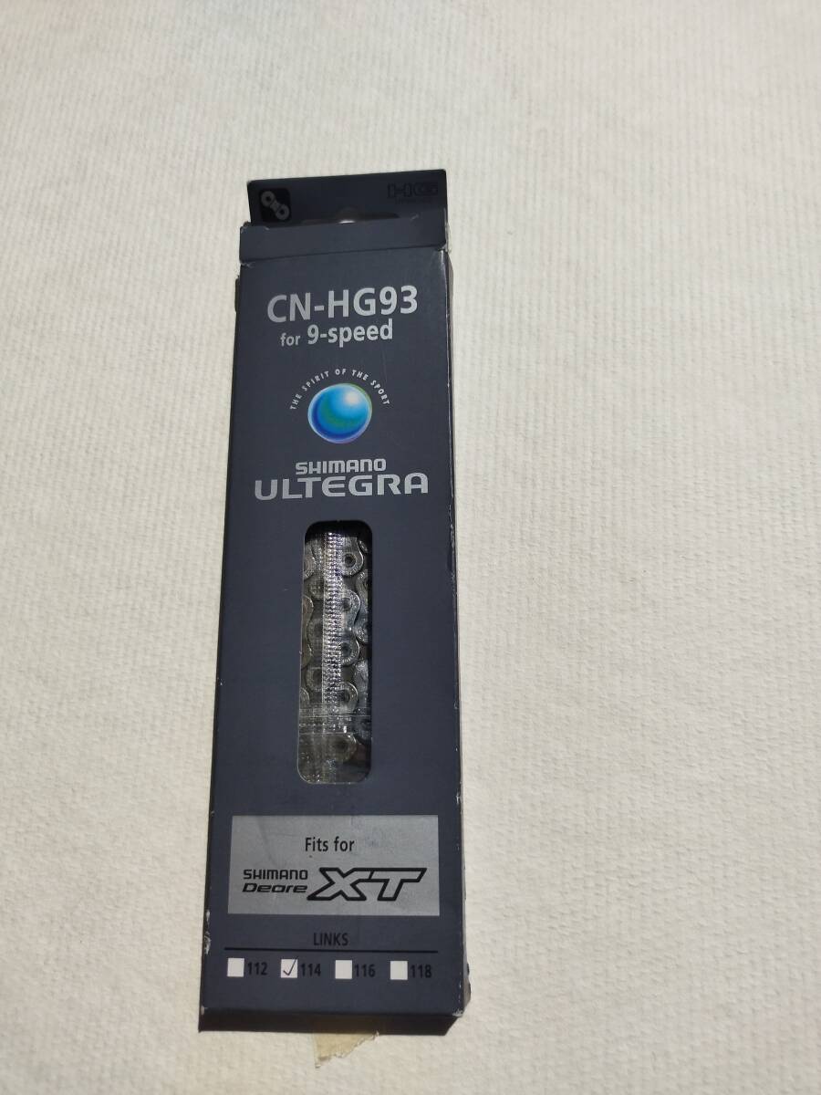SHIMANO 　 XT ULTEGRA 　9スピード用　チェーン　CN-HG93　新品　箱付き　