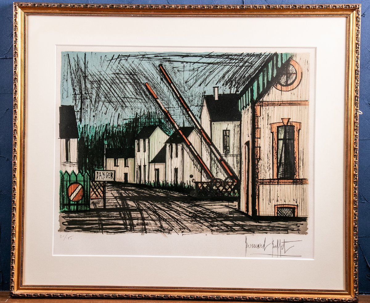 ベルナール・ビュッフェ「チューリップ」リトグラフ :: 絵画買取