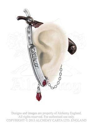 ALCHEMY GOTHIC: Cut Throat Ear Wrap Ear.