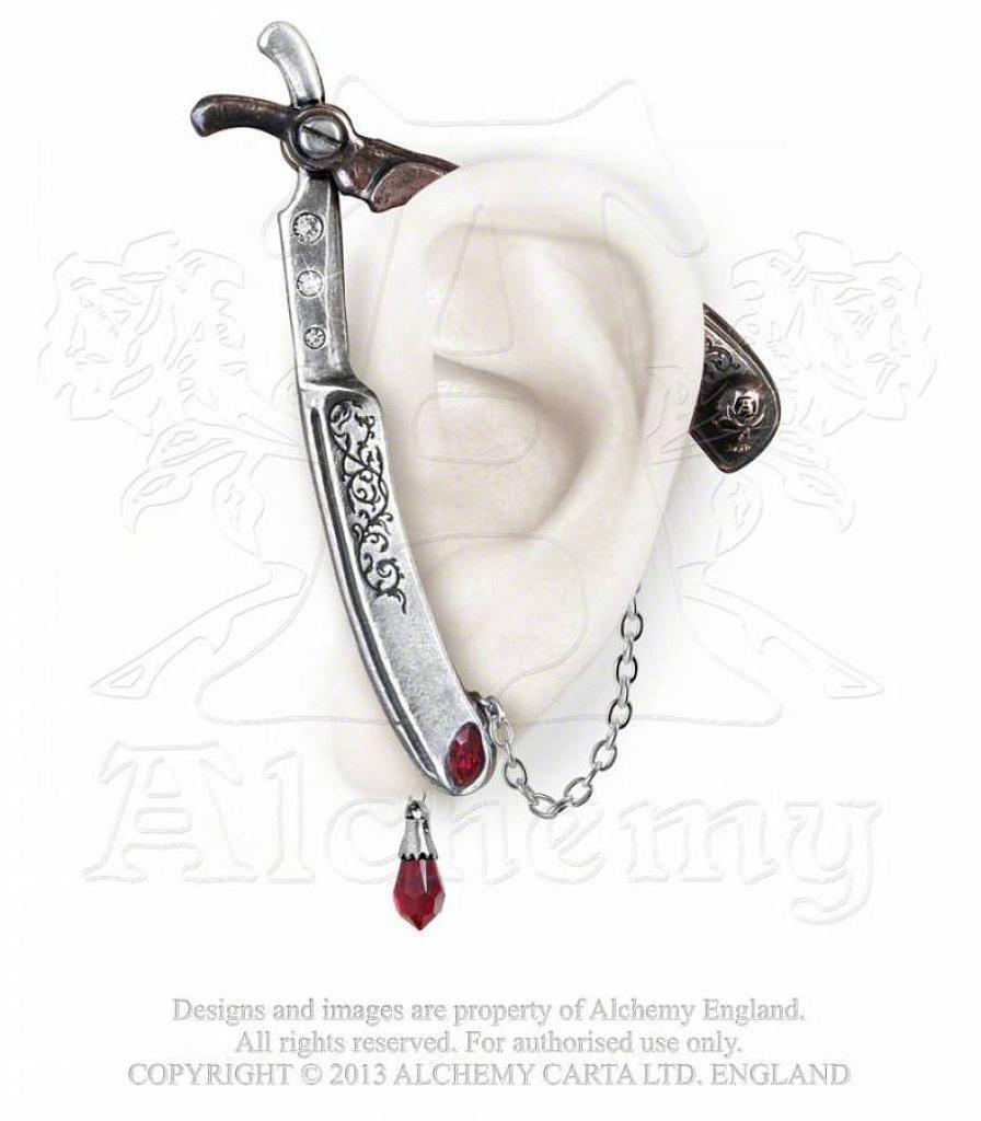 ALCHEMY GOTHIC: Cut Throat Ear Wrap Ear.