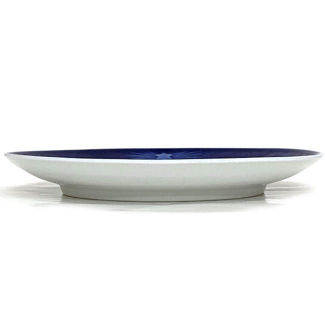  Royal Copenhagen year plate голубой белый прекрасный товар керамика б/у Royal Copenhagen 2000 год 