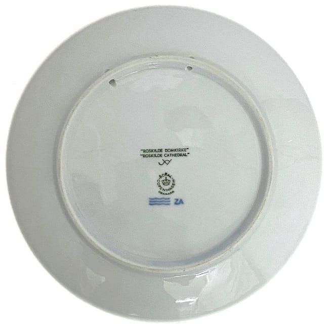  Royal Copenhagen year plate голубой белый прекрасный товар керамика б/у Royal Copenhagen 1997 год 