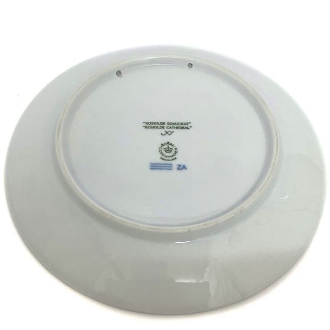  Royal Copenhagen year plate голубой белый прекрасный товар керамика б/у Royal Copenhagen 1997 год 