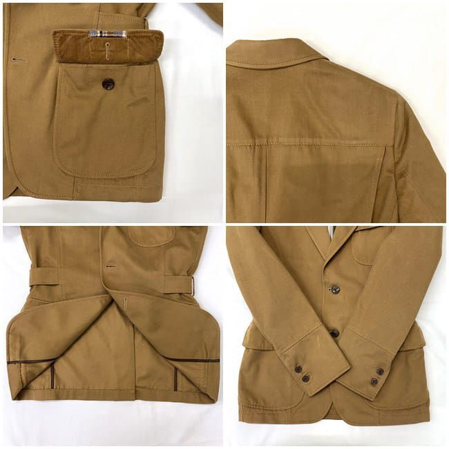  Salvatore Ferragamo жакет ec-21168 Brown мужской произведена чистка хлопок б/у 