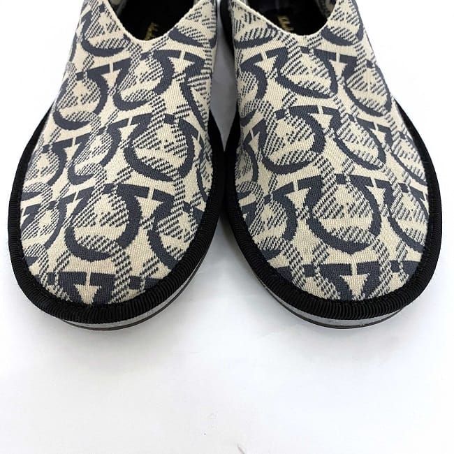 Salvatore Ferragamo Loafer бежевый темно-синий gun chi-ni0756696 прекрасный товар стрейч материалы б/у