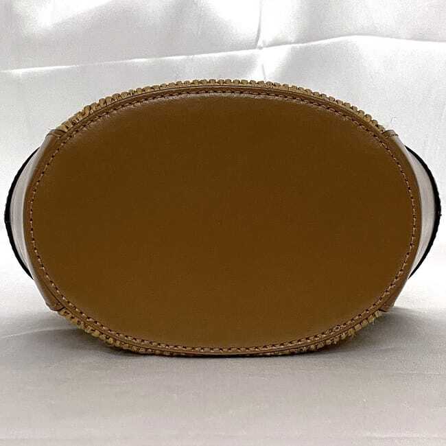  Marni 2way корзина сумка Brown BMMP0067Q0 P3860 f-20335 не использовался прекрасный товар Mini хлопок 