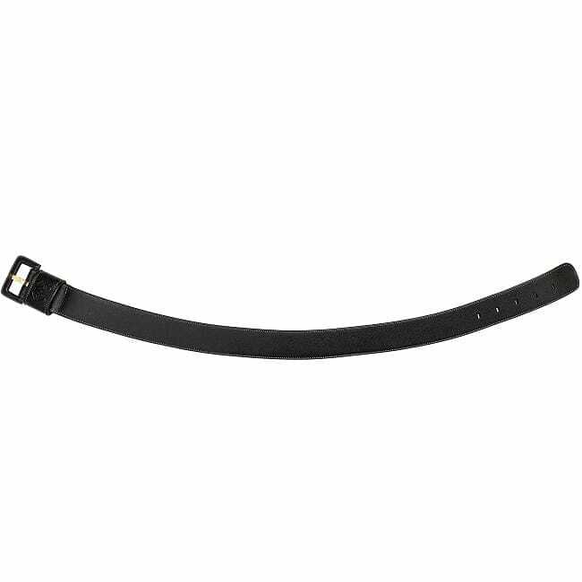 ロエベ ベルト ec-22581 ブラック アナグラム 美品 太ベルト 84cm レザー 中古 LOEWE アパレル
