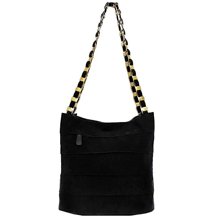 Salvatore Ferragamo цепь плечо большая сумка черный valaAU-21 плечо .. парусина кожа GP Salvatore Ferragamo цепь плечо большая сумка черный valaAU-21 плечо .. парусина кожа GP