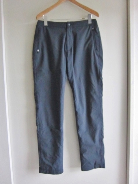 UNIQLO メンズパンツ S 内側ボア 防寒 Brand ユニクロ ボトムス 紺 ユニセックスとしても使い勝手の良い品 温かパンツ ネイビー レア 特 得_画像1