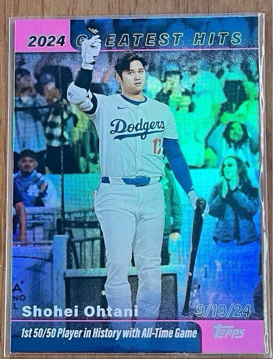 大谷翔平 Topps 2025 Series1GH-25 ピンクフォイルパラレル 50 大谷翔平 Topps 2025 Series1GH-25 ピンクフォイルパラレル 50