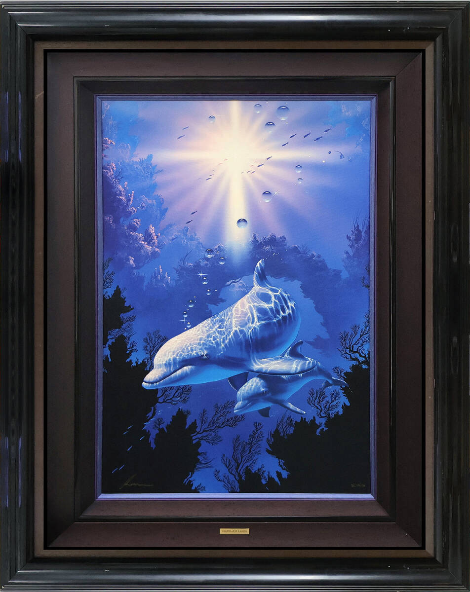 真作保証 クリスチャン・ラッセン30号Sea of Tranquility 真作保証 クリスチャン・ラッセン30号Sea of Tranquility