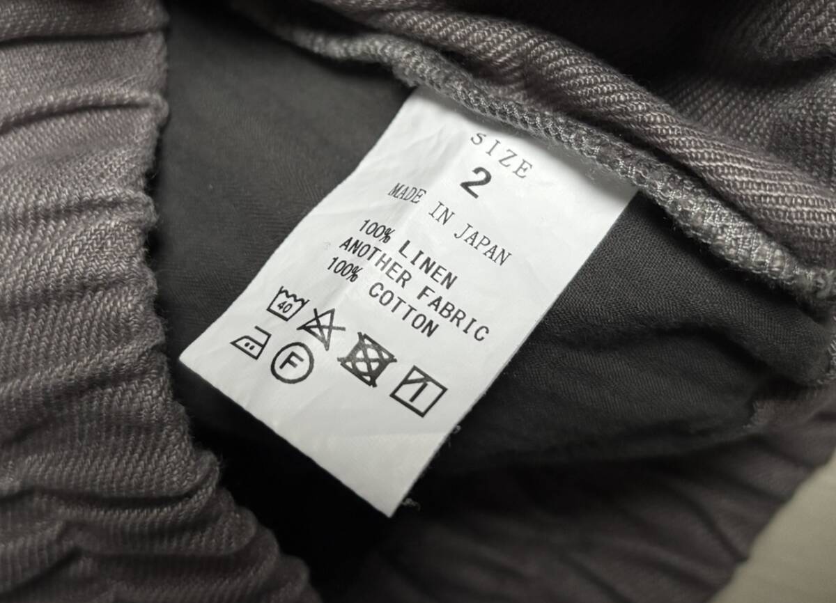 semoh セモー Linen Pin Tuck Easy Trousers リネン ピンタック semoh セモー Linen Pin Tuck Easy Trousers リネン ピンタック