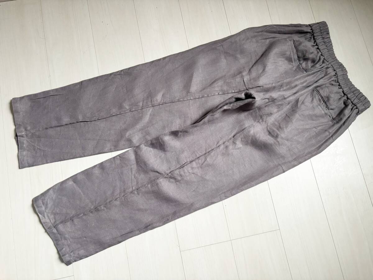 semoh セモー Linen Pin Tuck Easy Trousers リネン ピンタック semoh セモー Linen Pin Tuck Easy Trousers リネン ピンタック