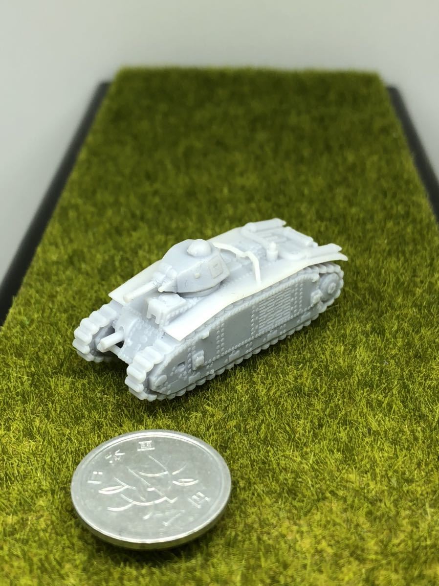 1/144レジンキット　未涂裝 フランス軍　ルノーB1bis重戦車　ワールドタンクミュージアム　【同梱可能】