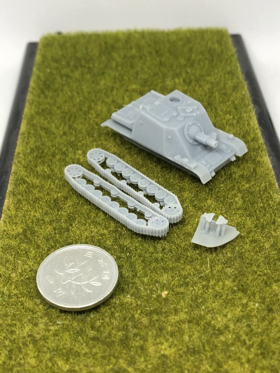 1/144 レジンキット　未涂裝　WWⅡ ドイツ軍 戦車　ブルムベア IV號突撃戦車　ワールドタンクミュージアム 【同梱可能】