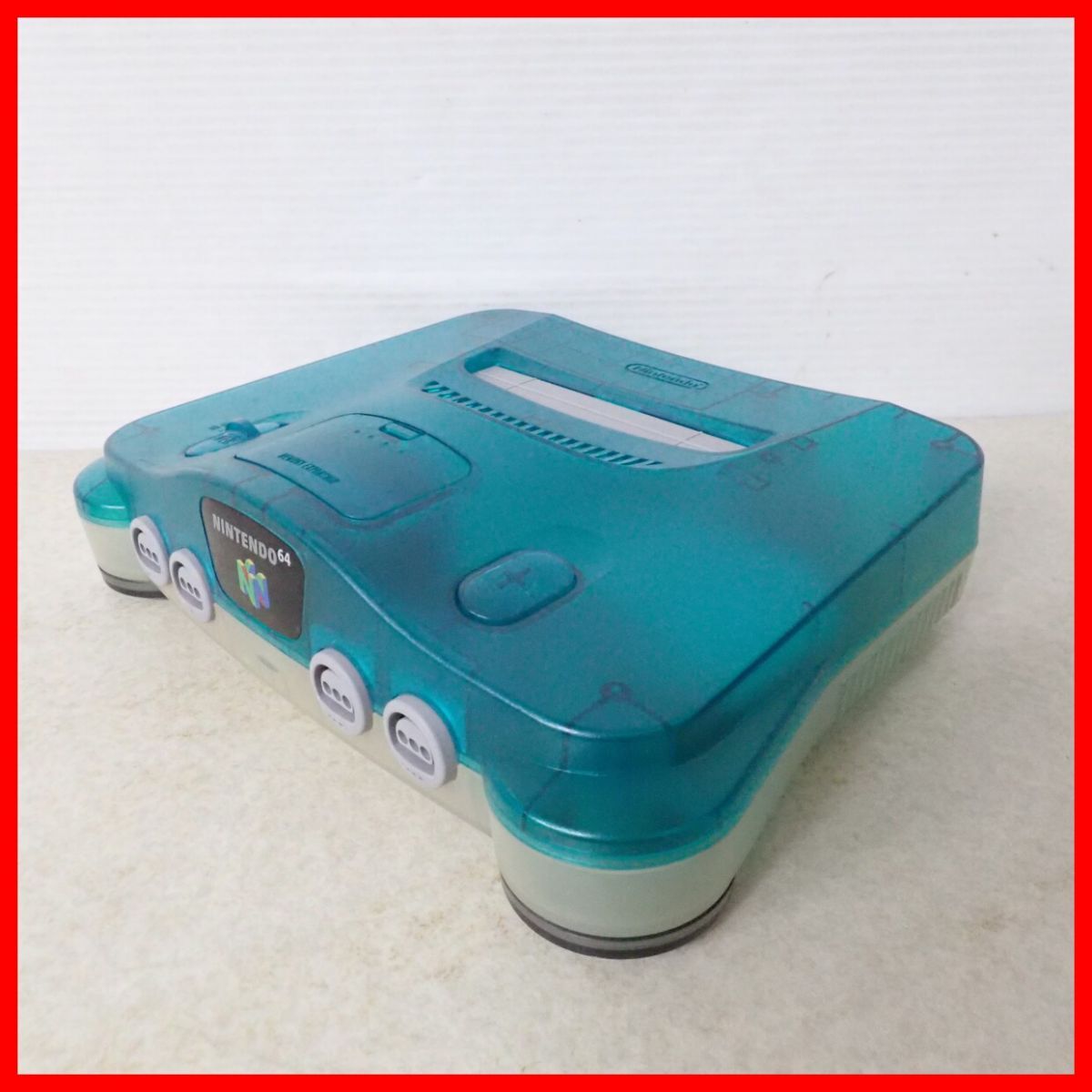 動作品 N64 ニンテンドウ64 本体 NUS-001 クリアブルー+ディー 動作品 N64 ニンテンドウ64 本体 NUS-001 クリアブルー+ディー